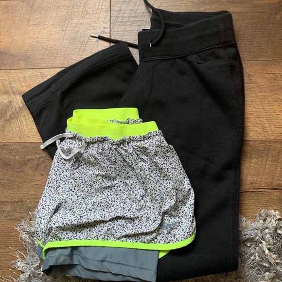 NIKE Shorts-Medium, Sweatpants- Small- women's!